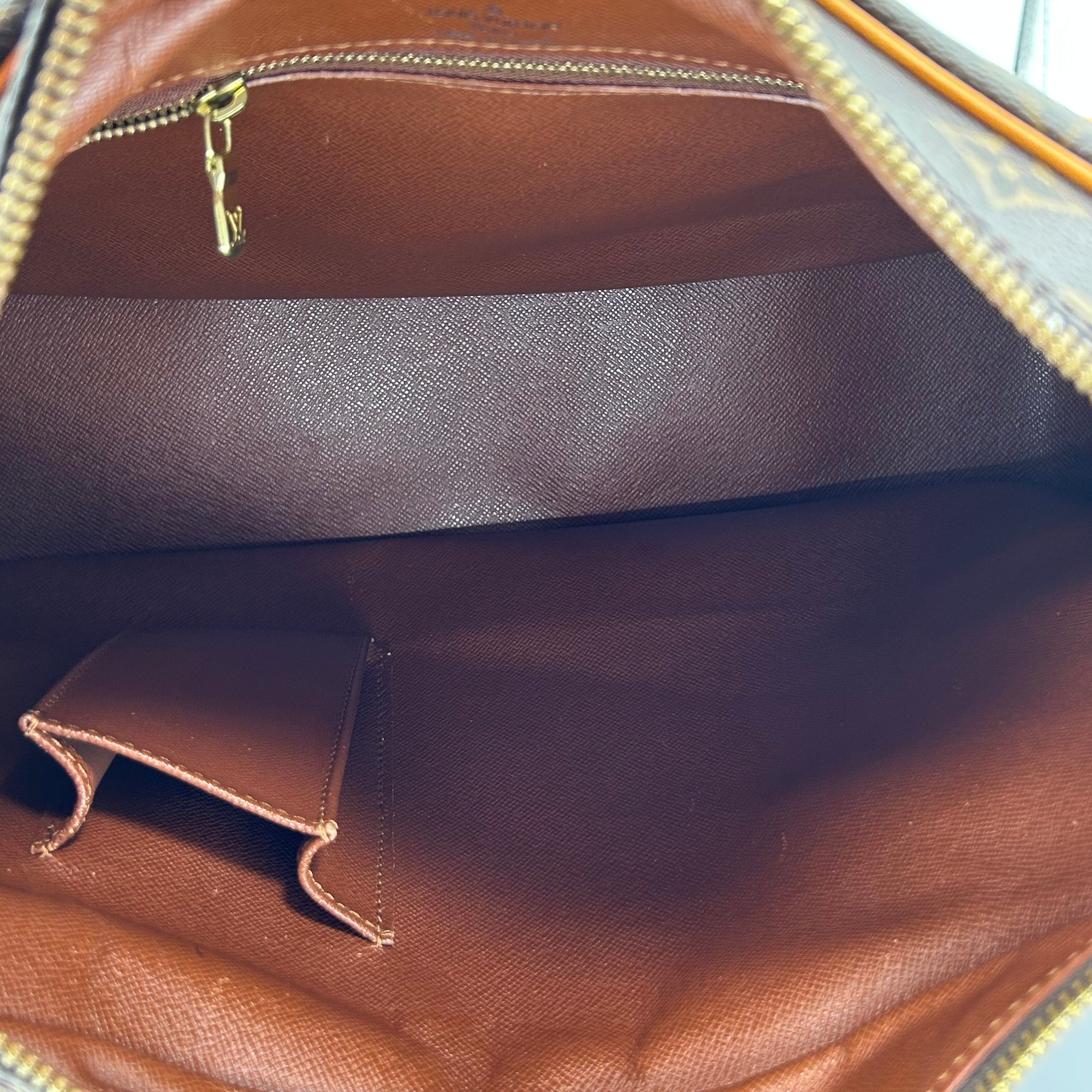 Louis Vuitton Monogram 帆布 Boulogne 小号单肩包 棕色涂层帆布 M51265