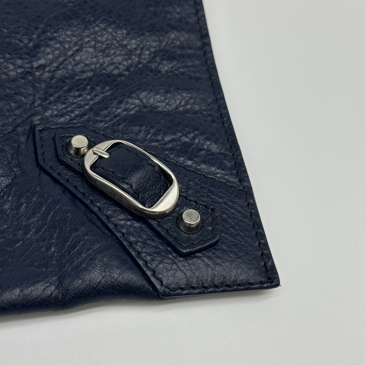 BALENCIAGA Balenciaga Classic Moto Zip-Around Flat Clutch Bag