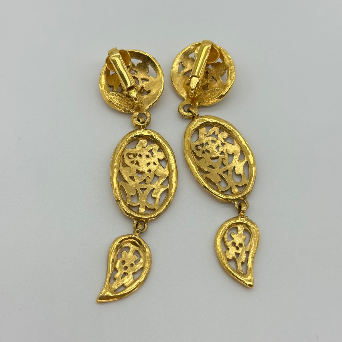 Chanel Dreamcatcher Pendant Ear Clips