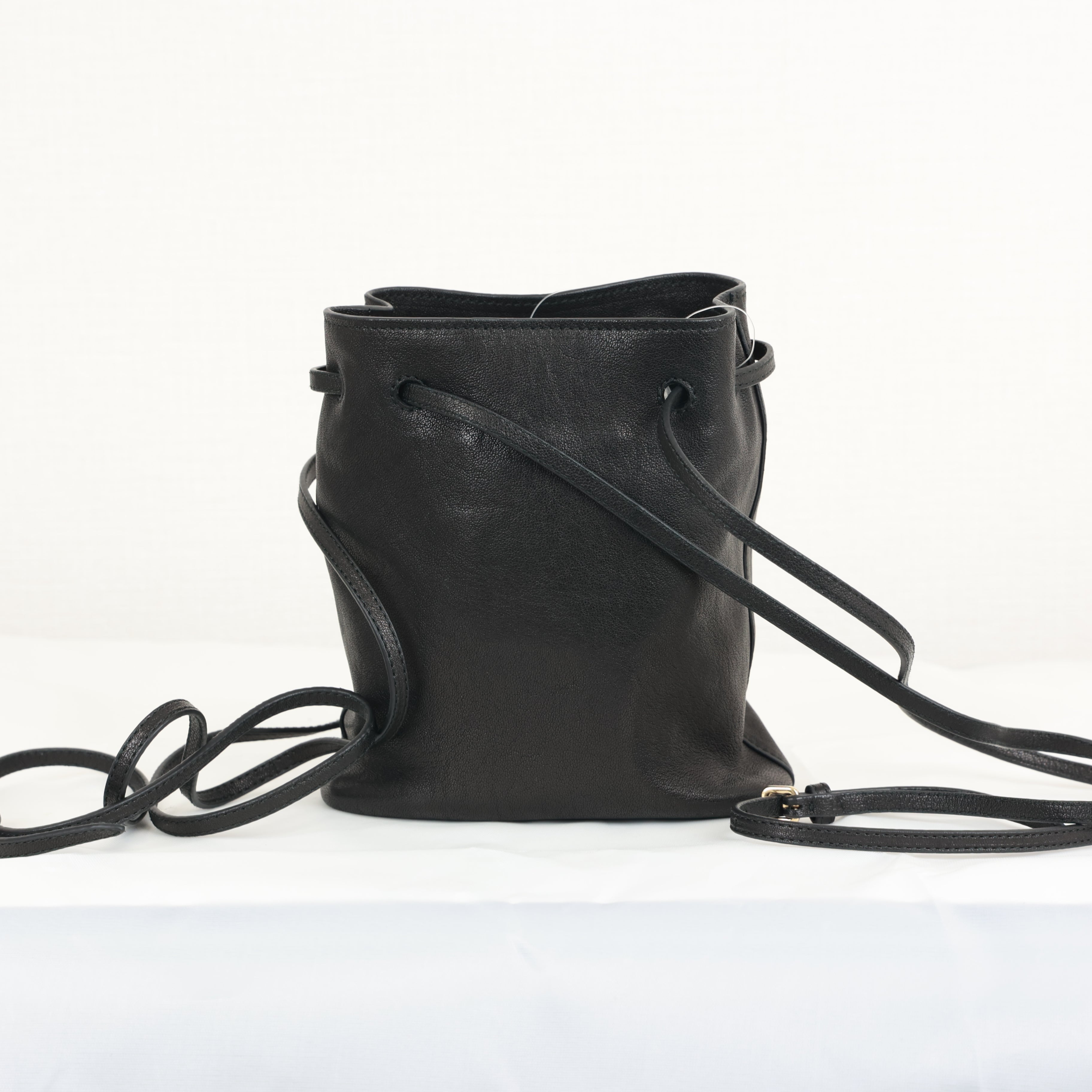 Miu Miu Nappa Leather Mini Bucket Bag Soft Shoulder Bag Crossbody