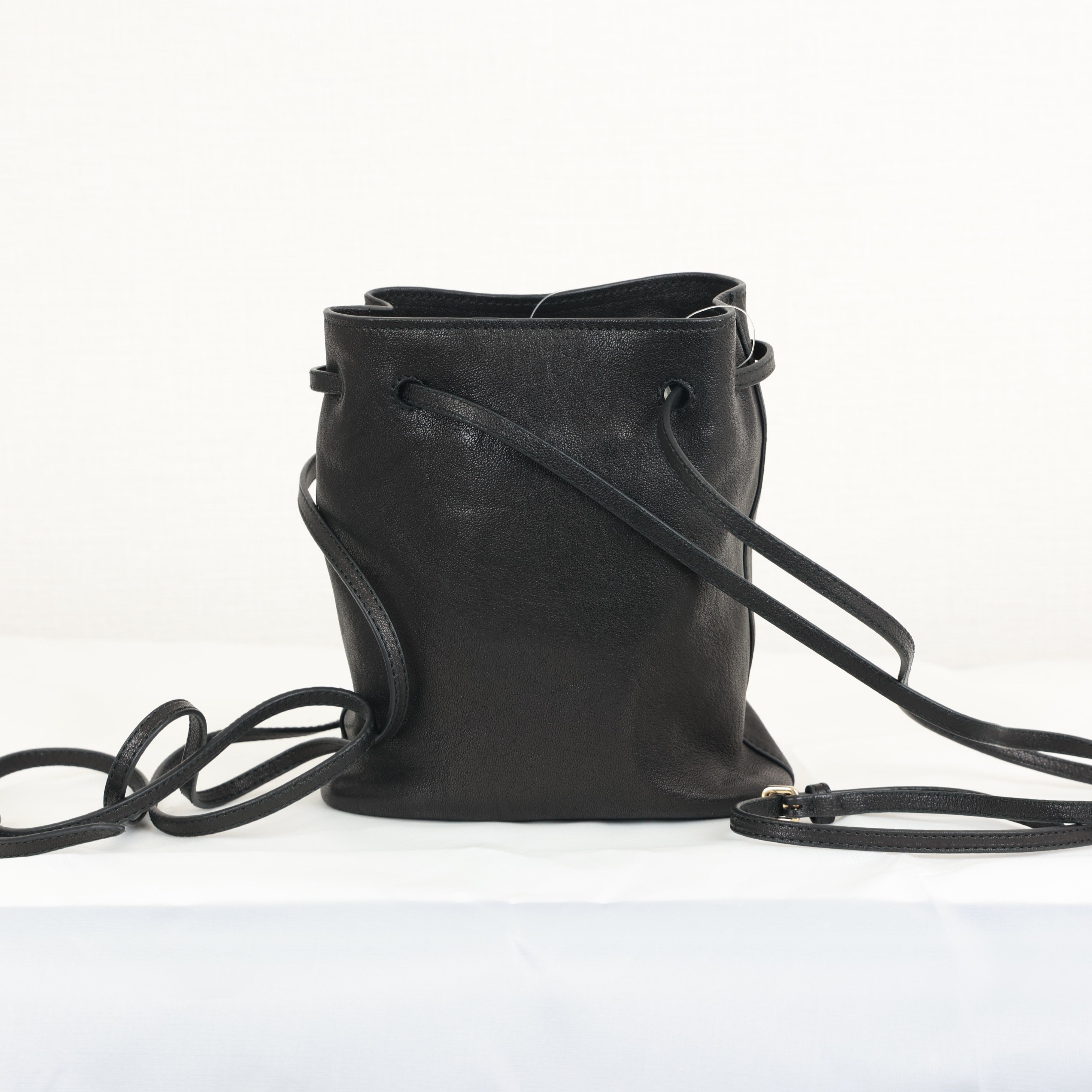 Miu Miu Nappa Leather Mini Bucket Bag Soft Shoulder Bag Crossbody