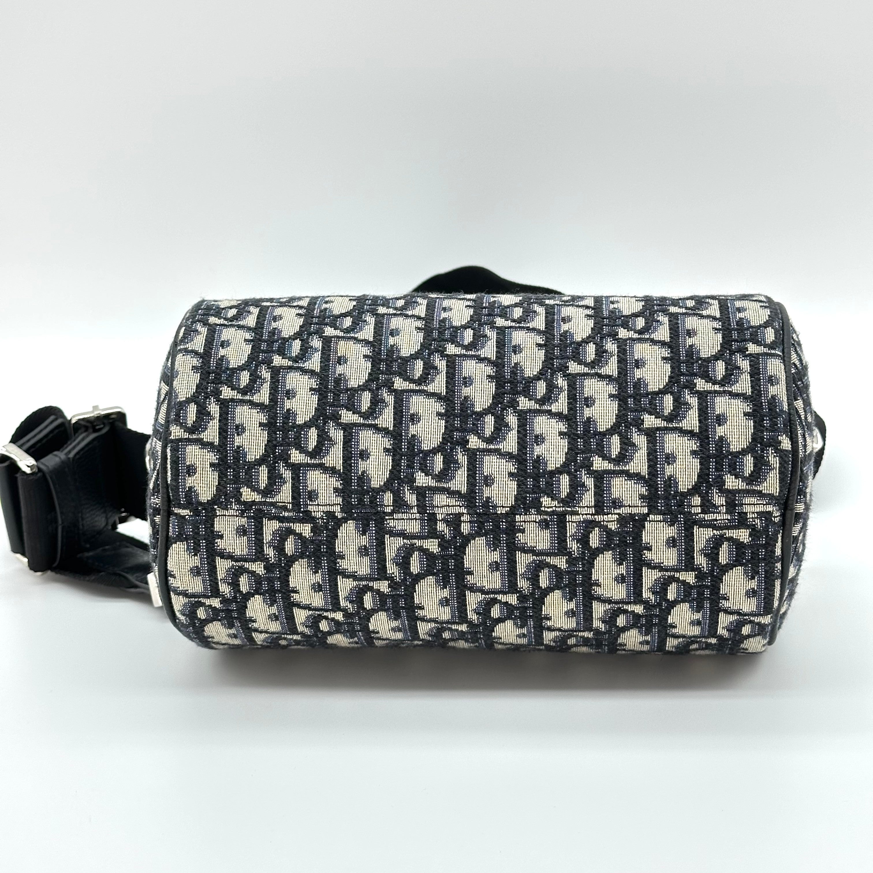 Christian Dior Roller Monogram Canvas Cylindrical Bag Shoulder Bag Crossbody Bag