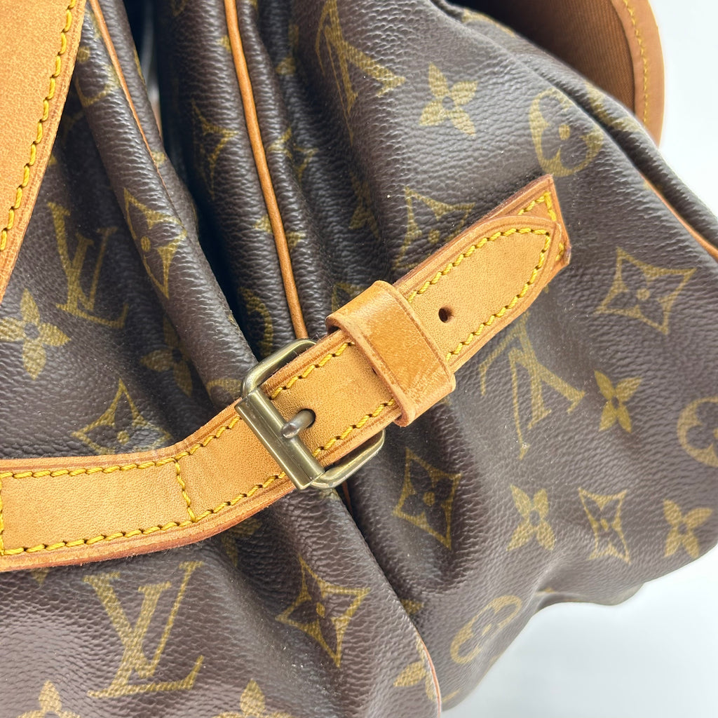 LOUIS VUITTON Monogram Saumur Shoulder Bag Crossbag Vintage