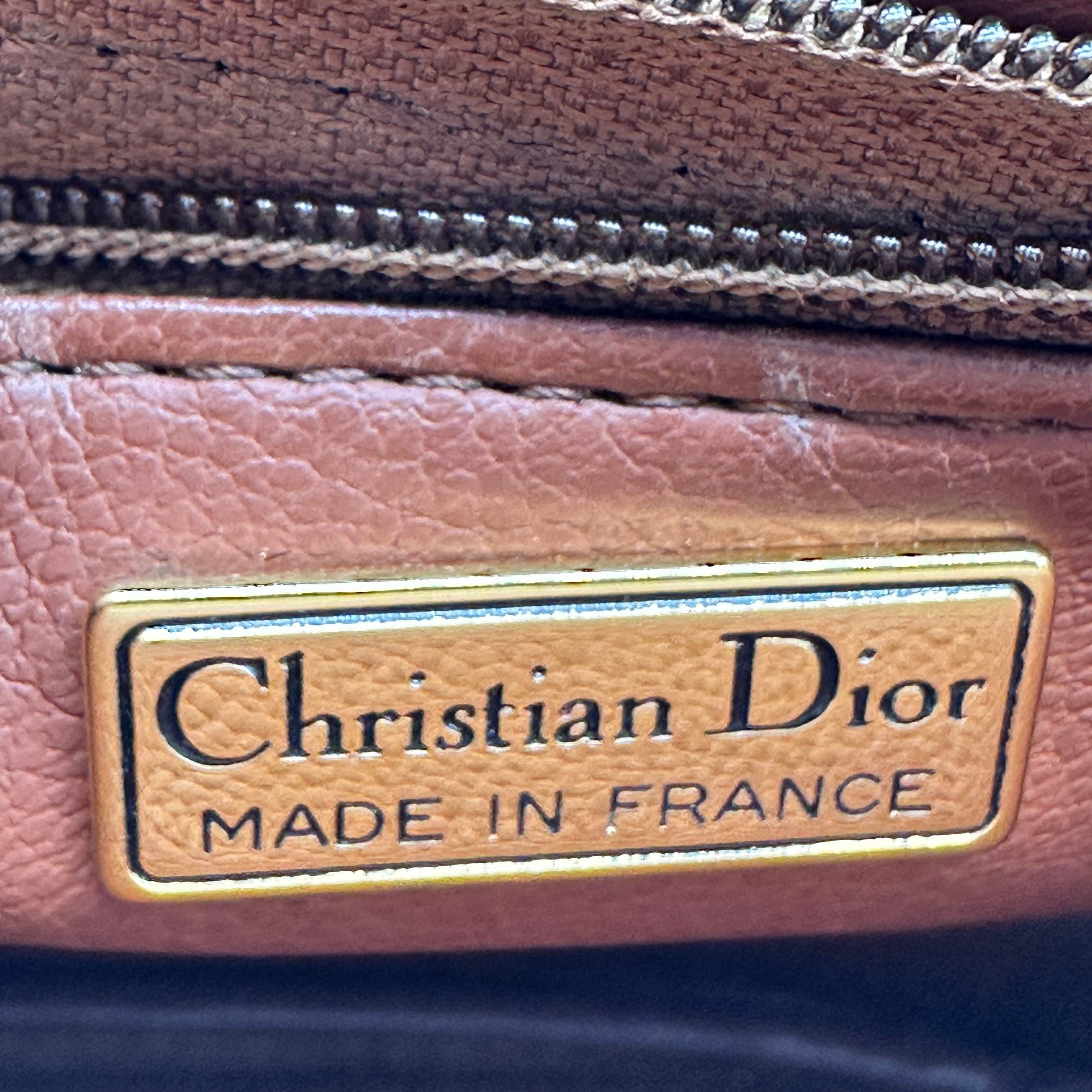 Dior Shoulder Bag leather Brown