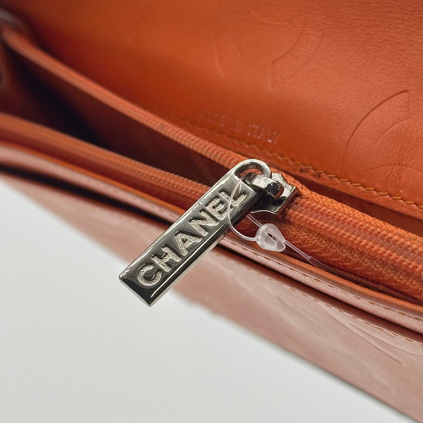 Billetera larga con solapa Chanel Cambon Ligne acolchada