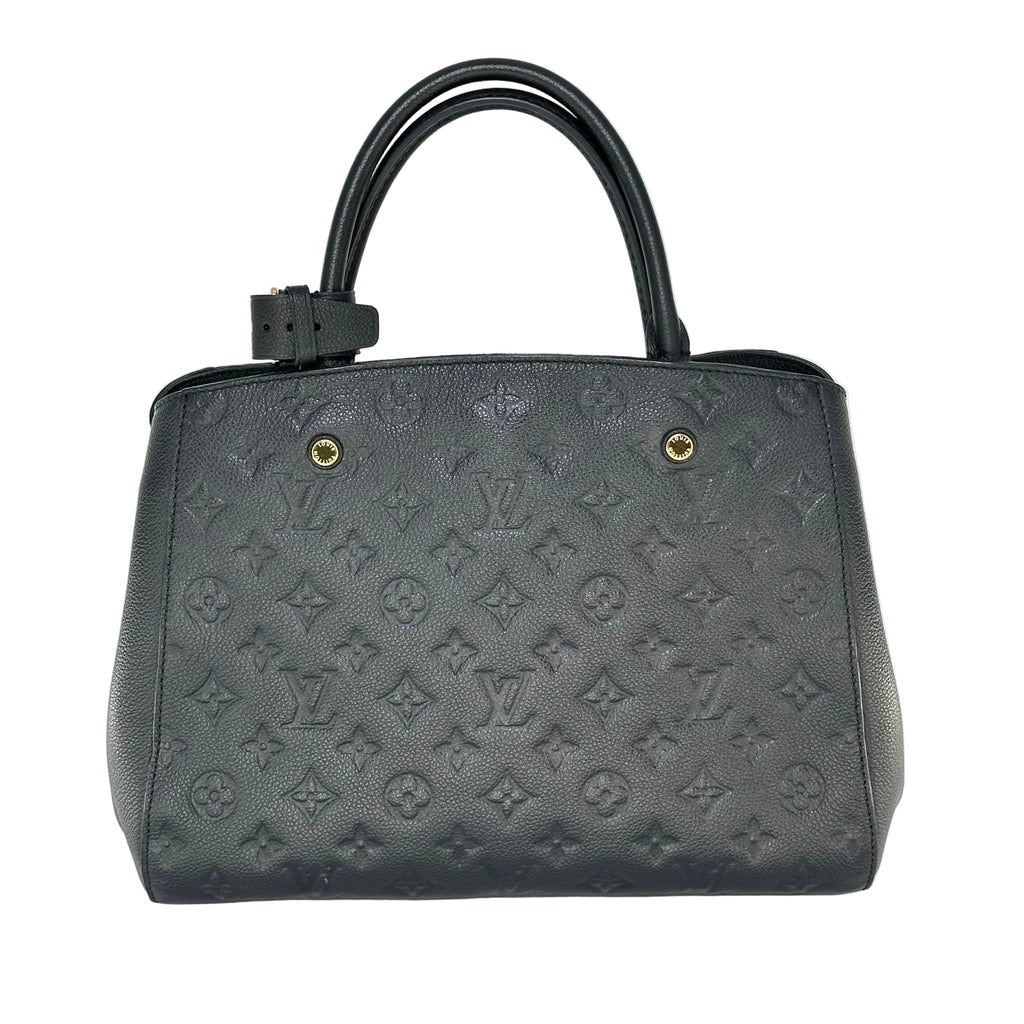 Louis Vuitton Monogram Empreinte Montaigne MM Handbag Shoulder Bag Crossbody M41048
