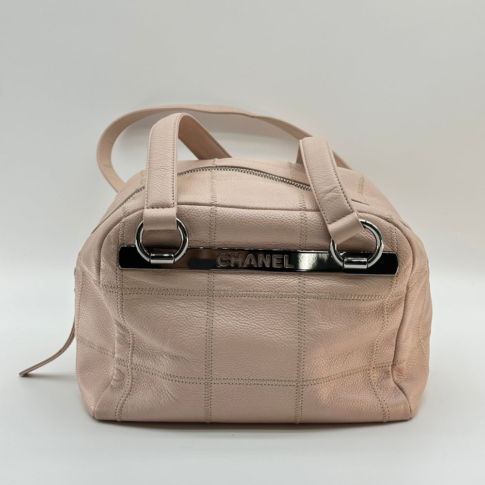 Chanel Sport Line Quilted Nylon Pink 2-Way Shoulder Bag