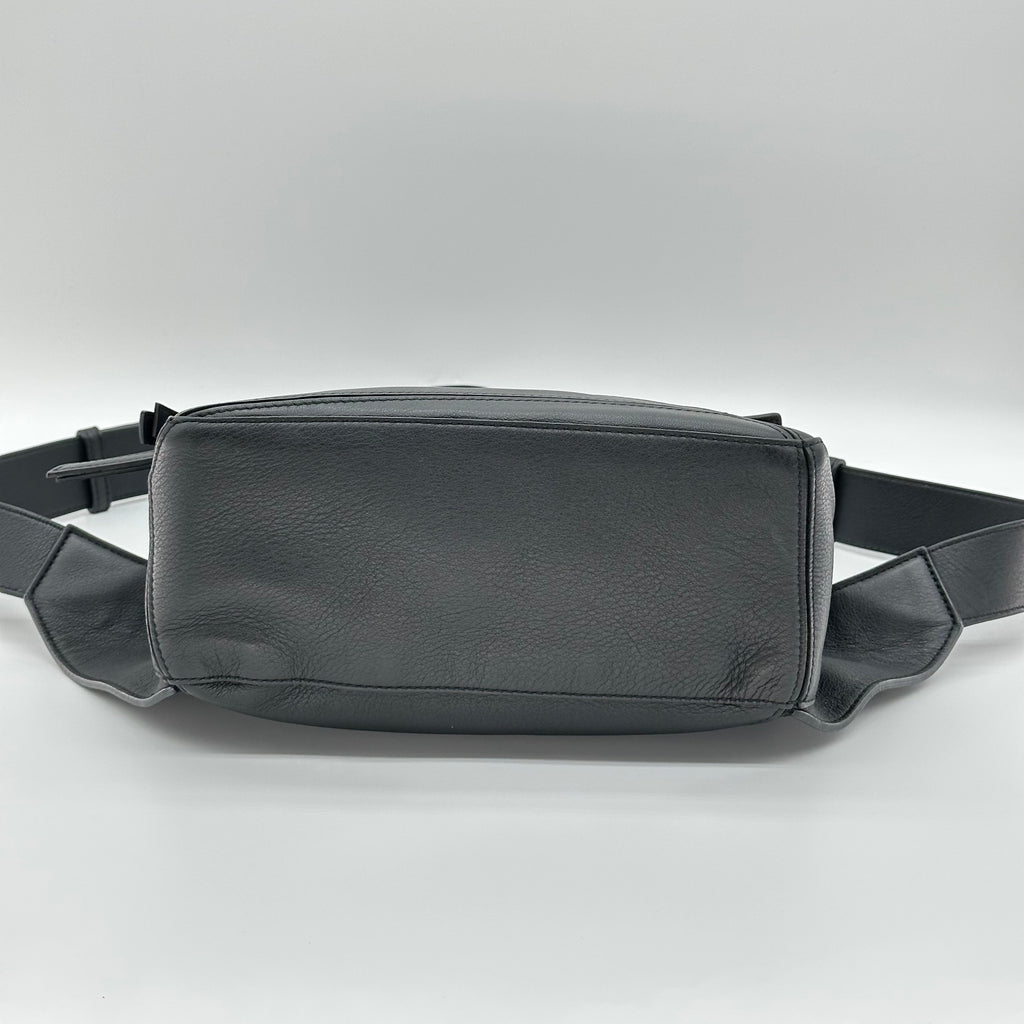 Loewe Puzzle Bum bag Small Leather Sling backpack Black