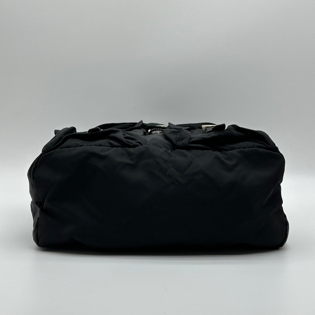 Prada Tessuto Nylon Black Backpack