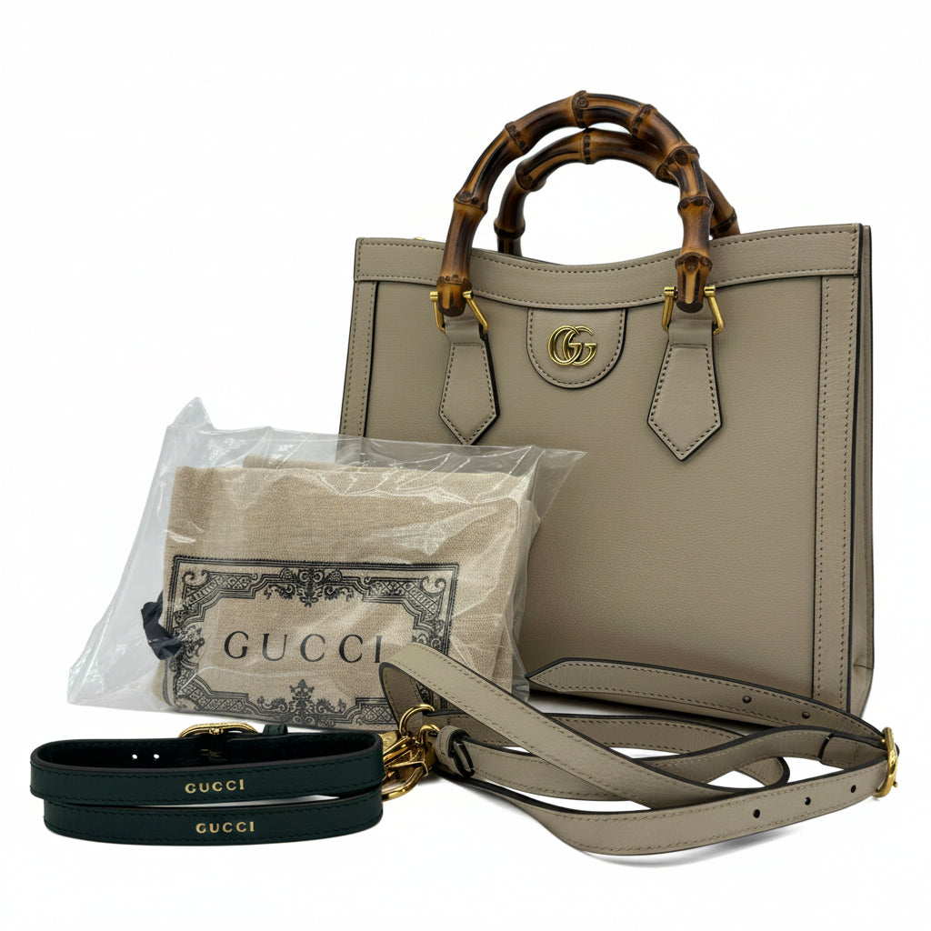 GUCCI 구찌 숄더백 다이아나 뱀부 가죽 2way
