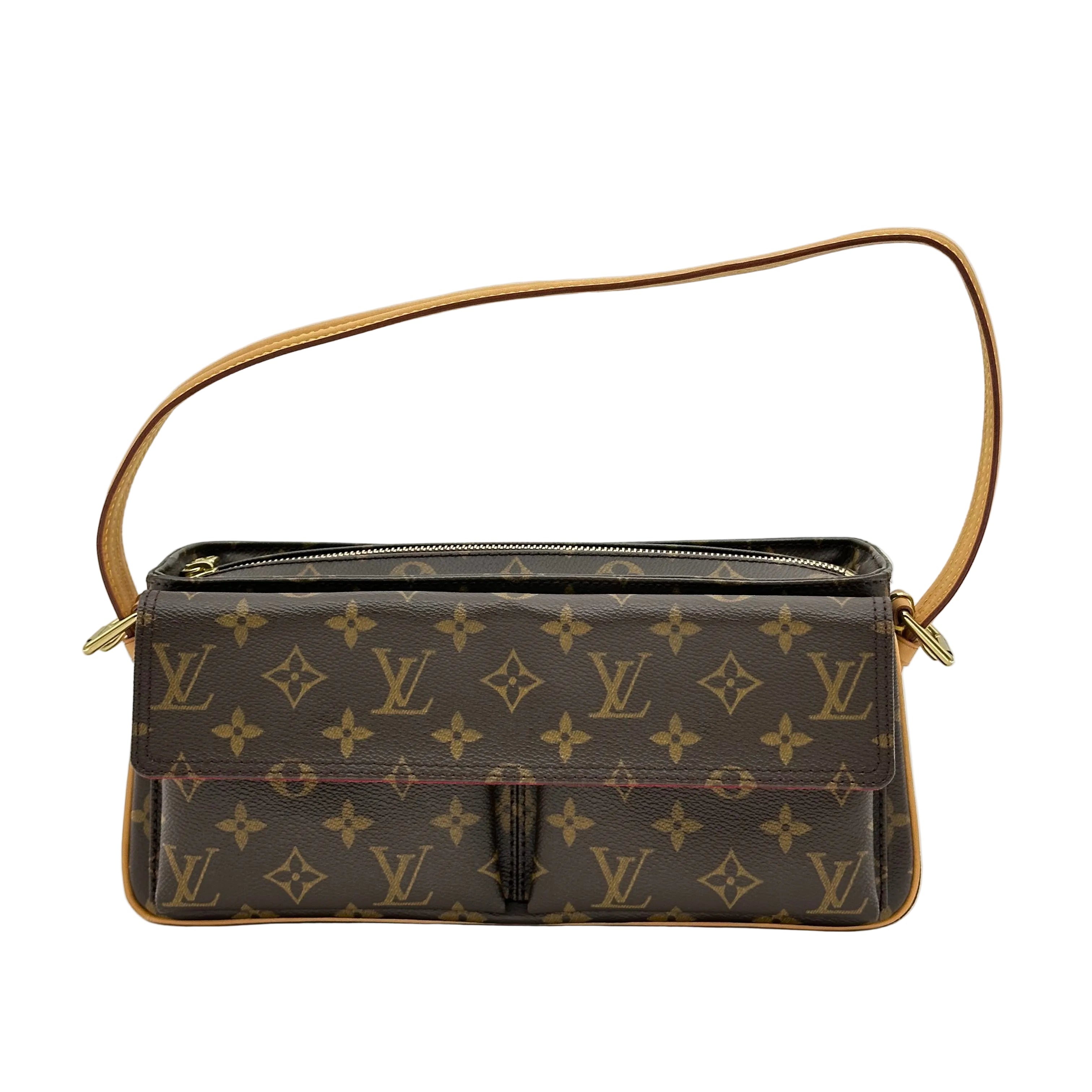 Louis Vuitton Viva Cite MM Shoulder Bag Monogram Canvas M51164