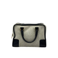 Loewe Amazona 28 Anagram Logo Suede Leather Boston Handbag