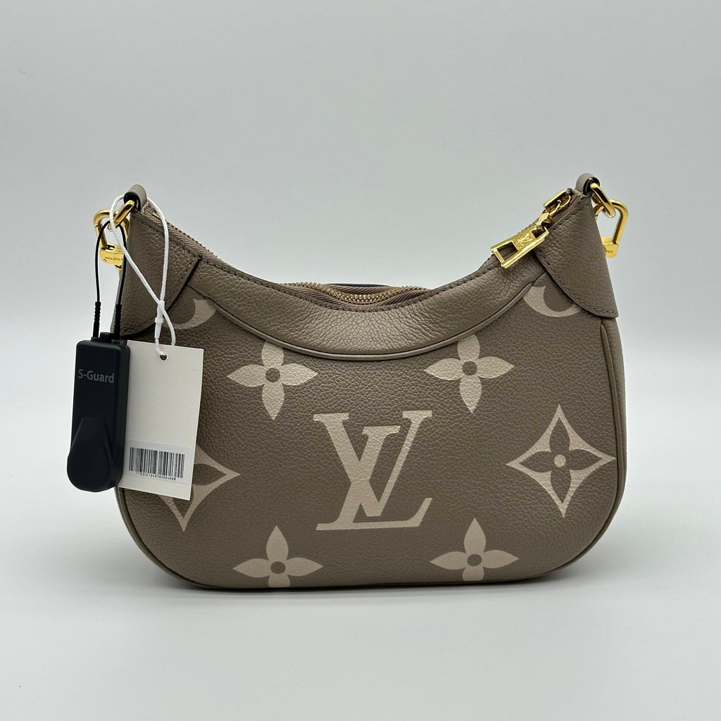 Louis Vuitton Monogram Empreinte Bagatelle M46112 Beige RFID