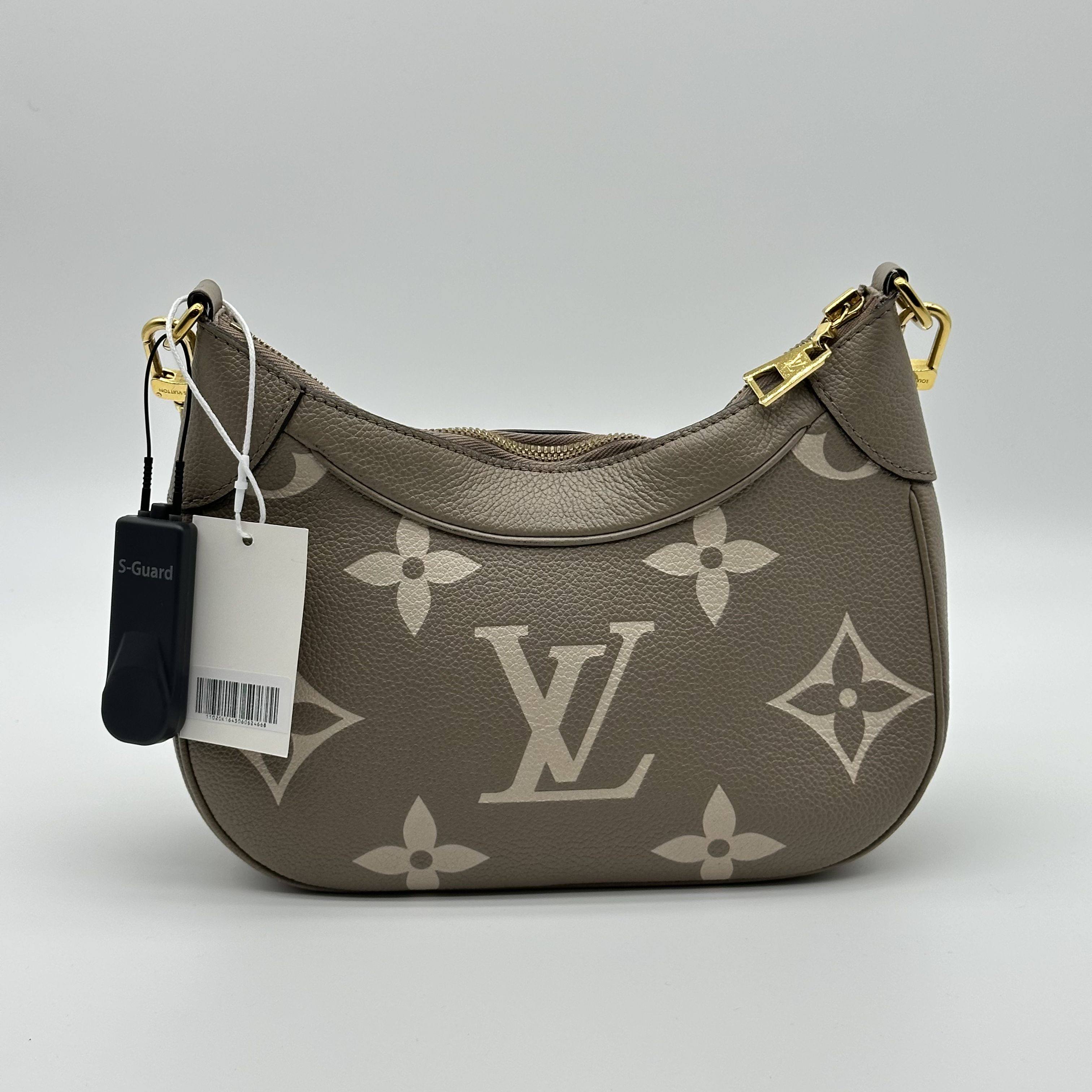 Louis Vuitton Monogram Empreinte Bagatelle M46112 Beige RFID