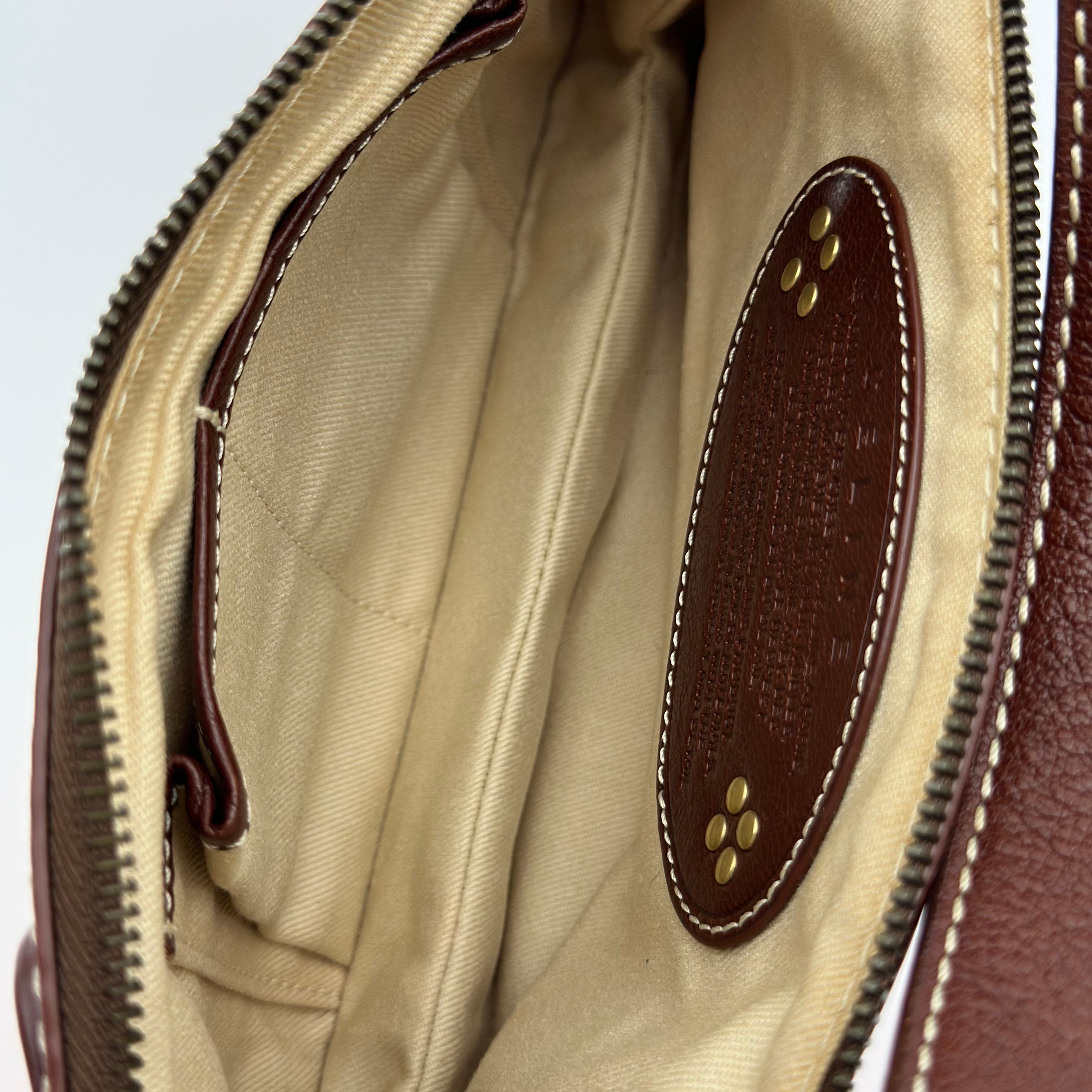 CELINE C Macadam Canvas Shoulder Bag Pink