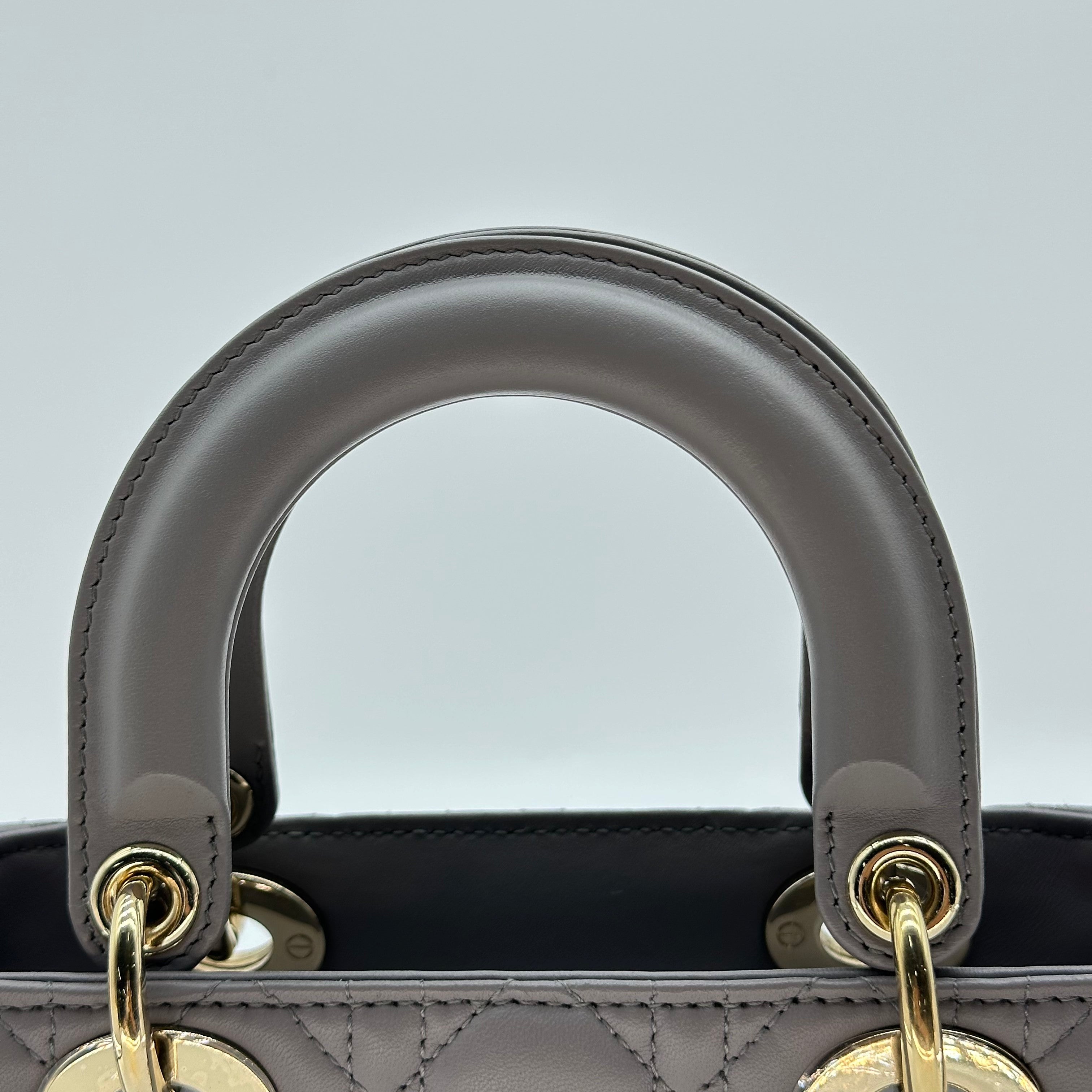 Christian Dior Lambskin Small My ABCDior Lady Dior