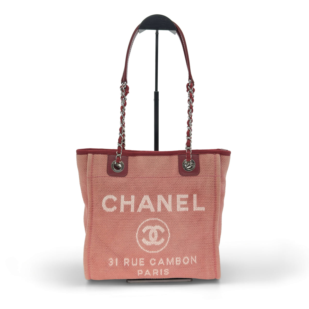 Chanel Deauville Mini Canvas Dusty Rose