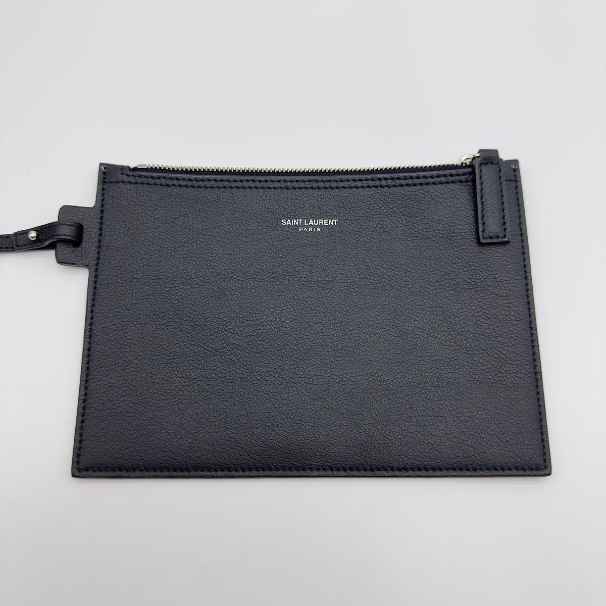 Saint Laurent Grained Leather Bold 27cm Black Crossbody Bag
