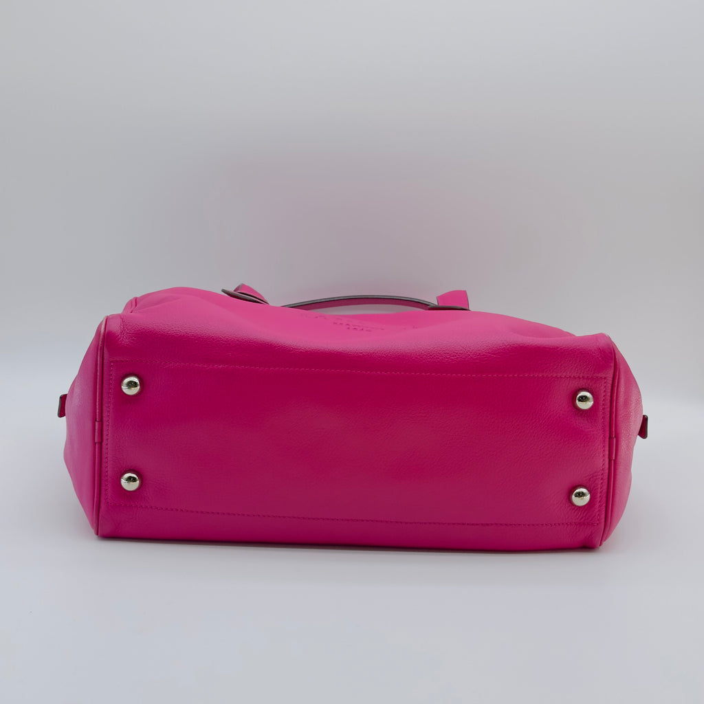 Loewe Grained Leather Heritage Small Pink Handbag
