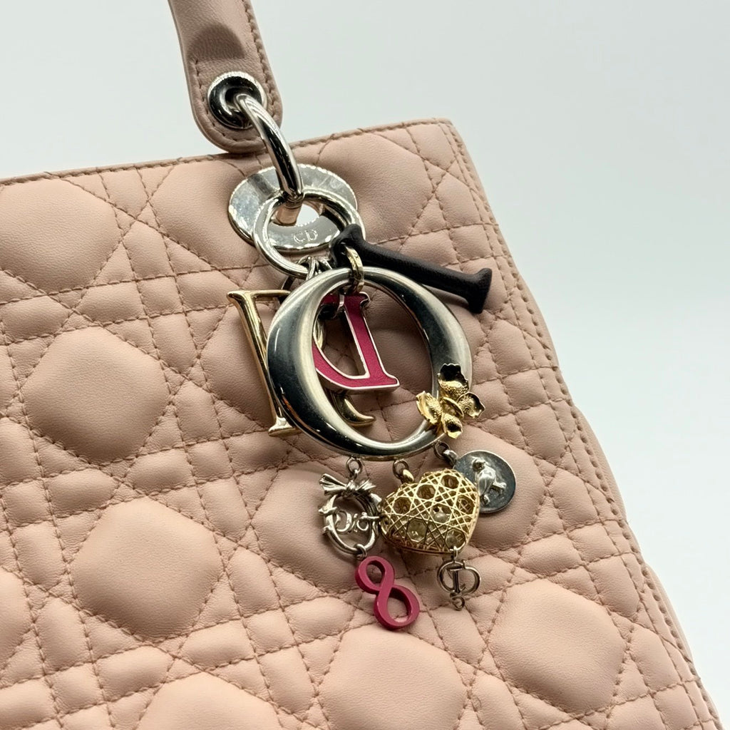 LADY DIOR MEDIUM VALENTINE LIMITED EDITION IN LIGHT PINK