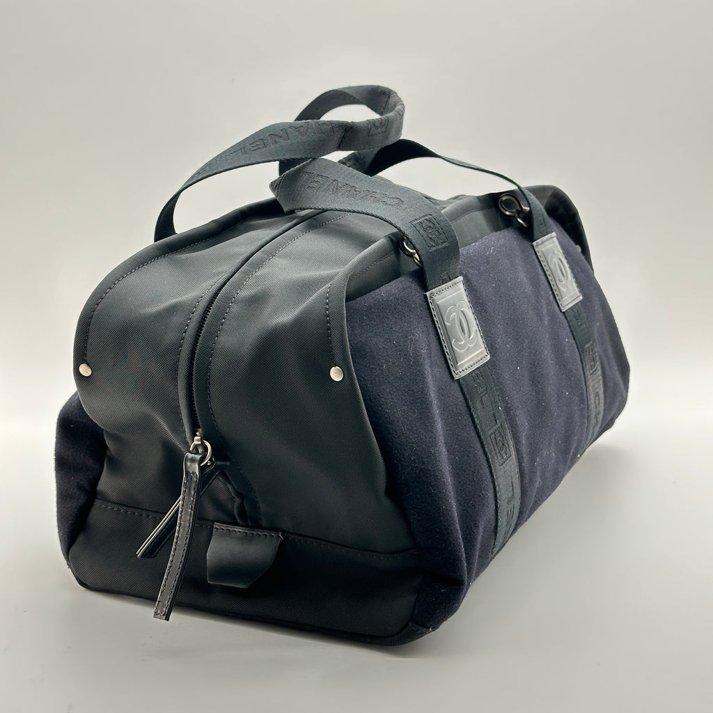 chanel boston bag black