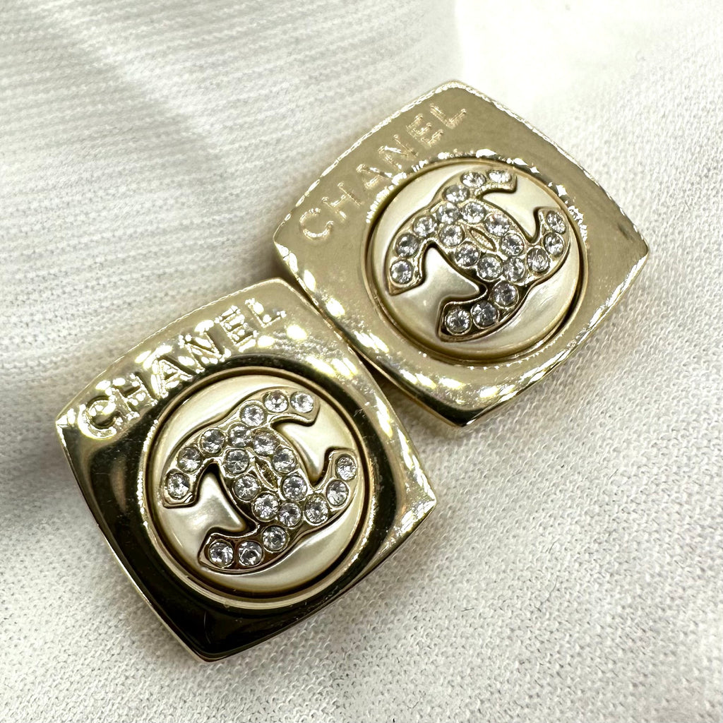 CHANEL Earrings Square Coco Mark 2023 Spring/Summer