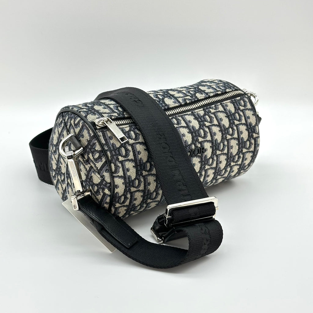 Christian Dior Roller Monogram Canvas Cylindrical Bag Shoulder Bag Crossbody Bag