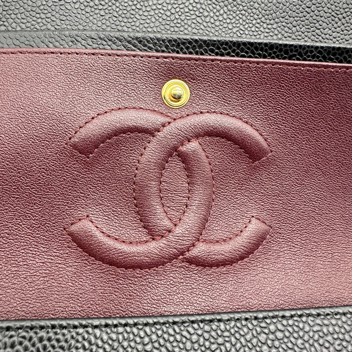 Chanel Caviar Calfskin Matelassé 25 Black Shoulder Bag