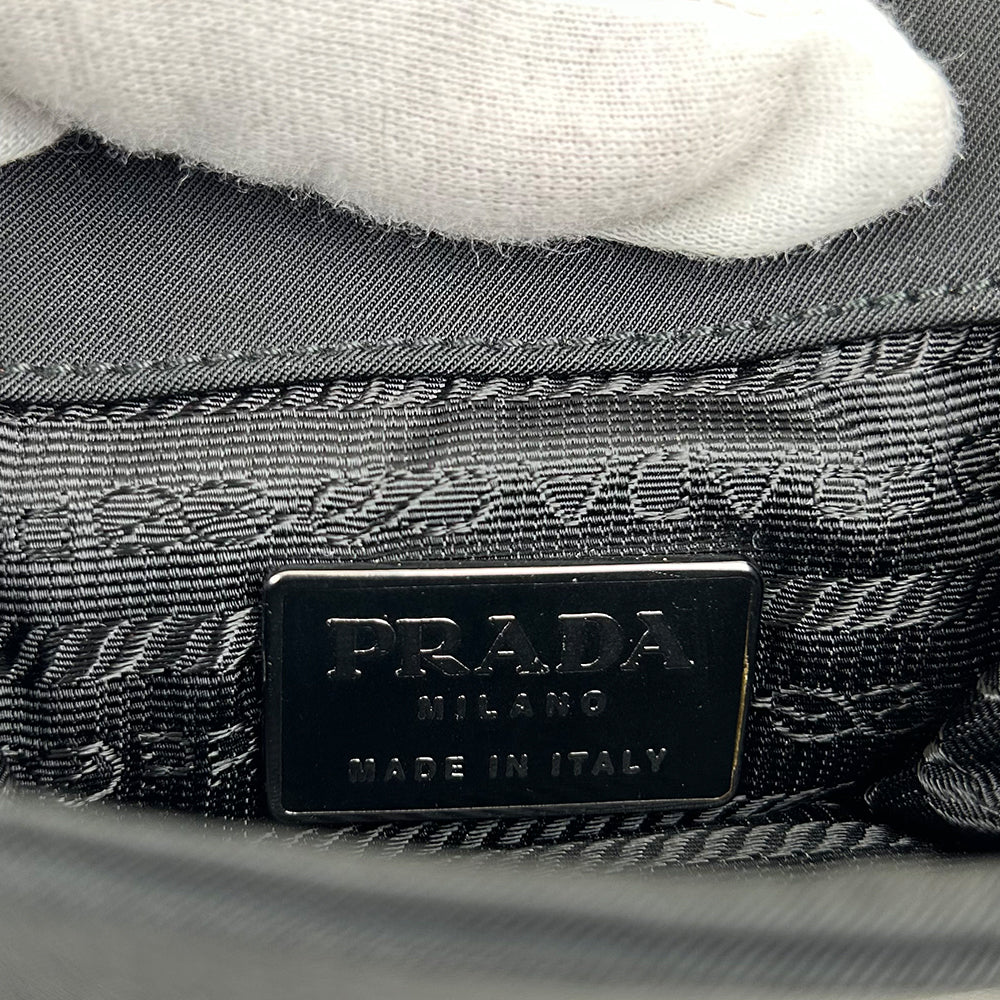 Prada Mini Sacoche Crossbody Shoulder Bag Black