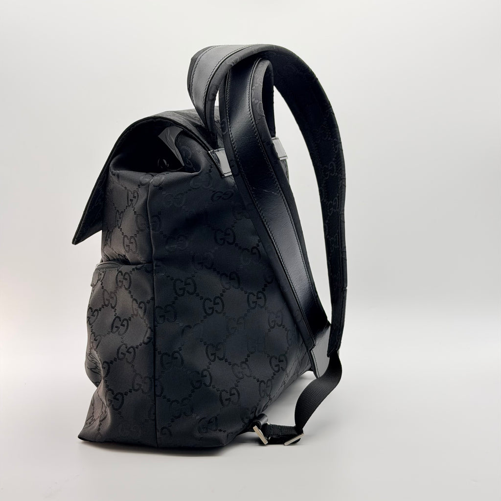 gucci pre-owned gg monogram backpack
