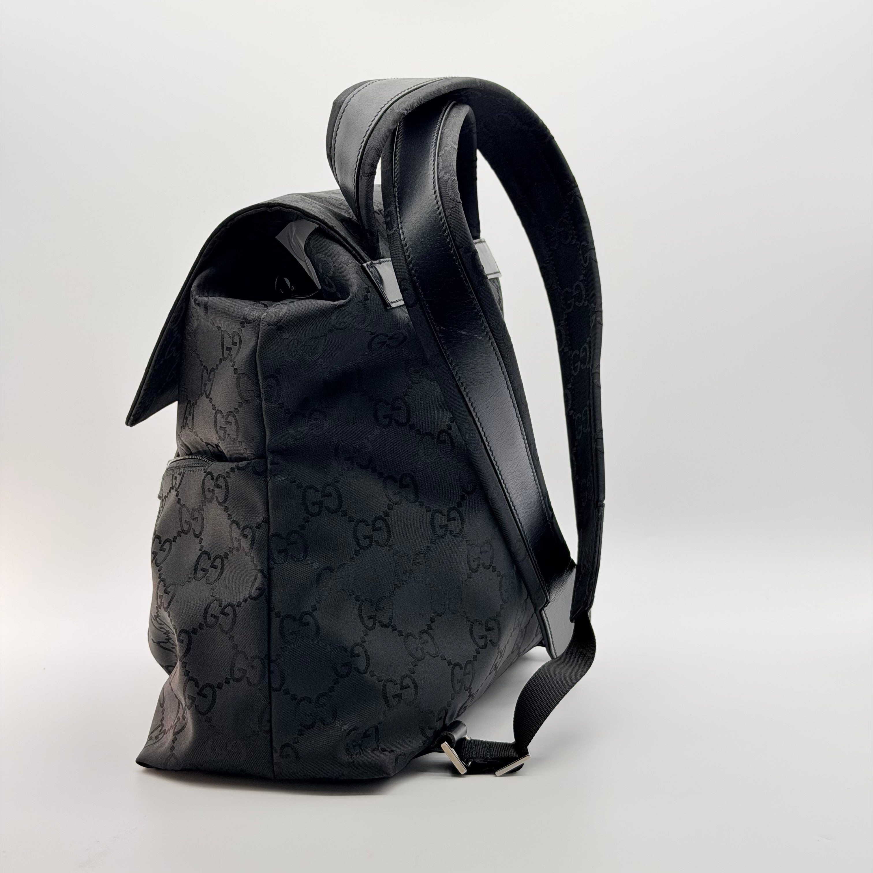 gucci pre-owned gg monogram backpack