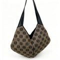 Loewe Logo Print Shoulder Bag Double F Monogram Vintage