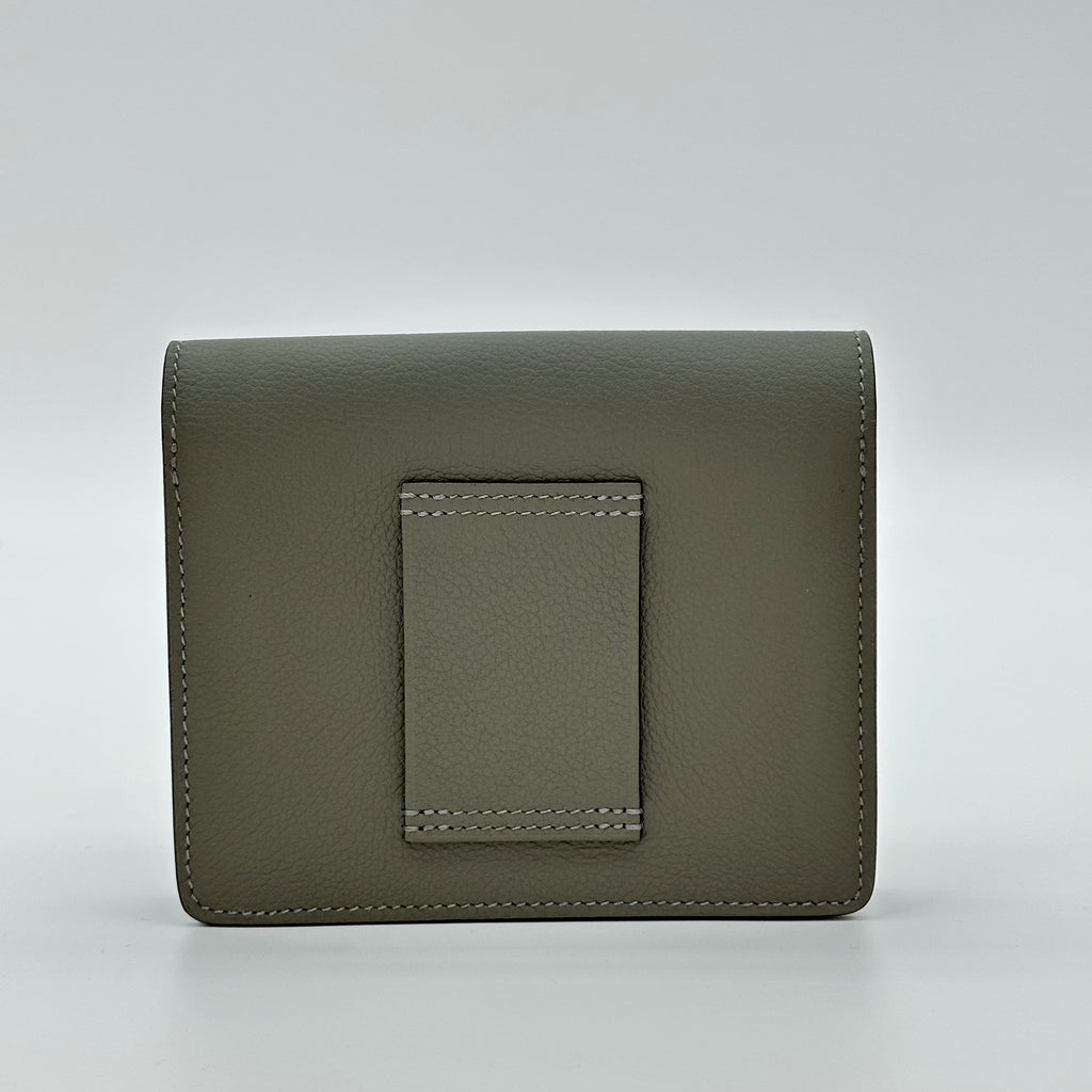 Hermès Roulis Slim Wallet Gris Meyer Evercolor Permabrass Hardware Z Stamp