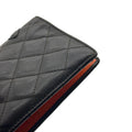 Billetera larga con solapa Chanel Cambon Ligne acolchada