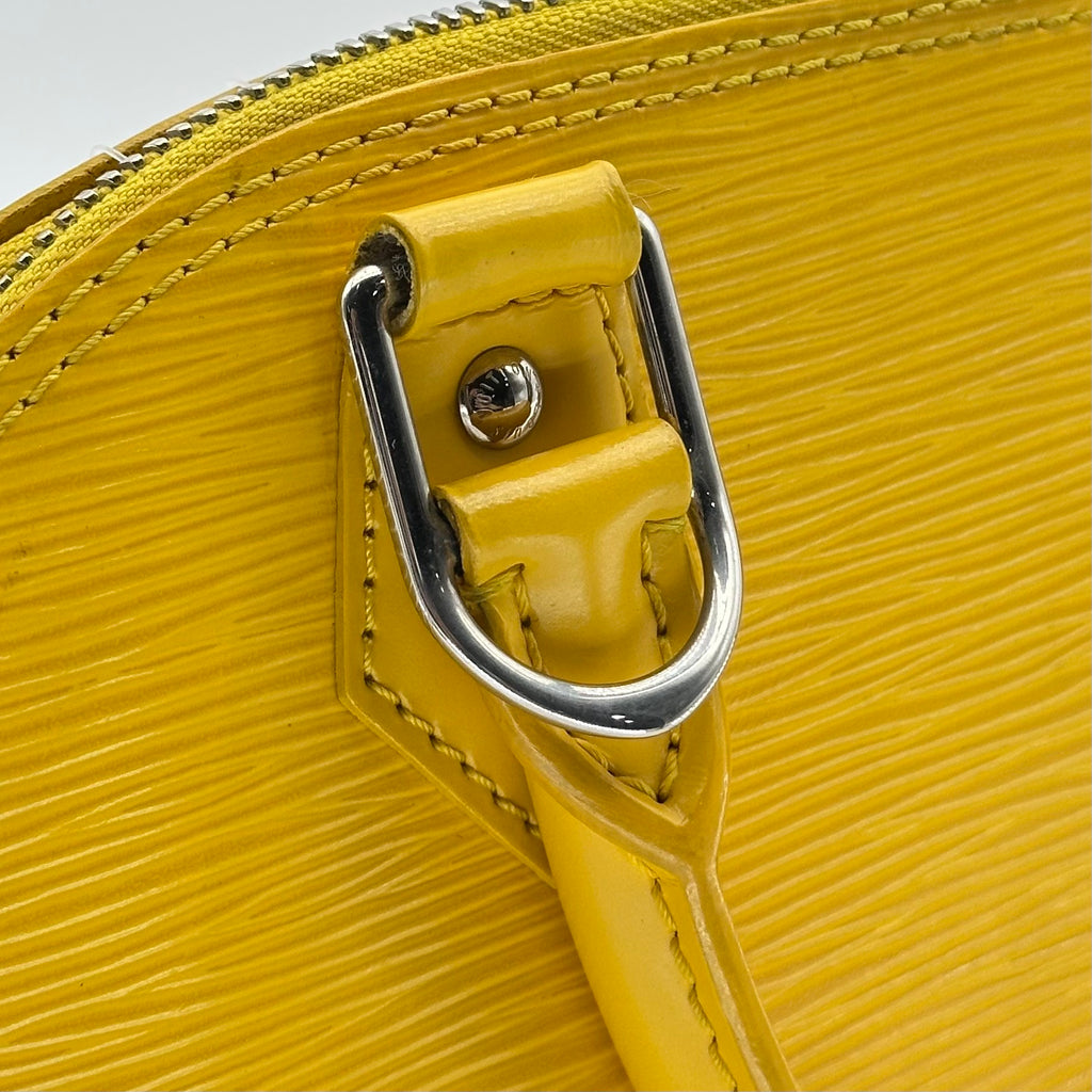 Louis Vuitton M40866 Epi Alma BB Tasche Gelbes Leder