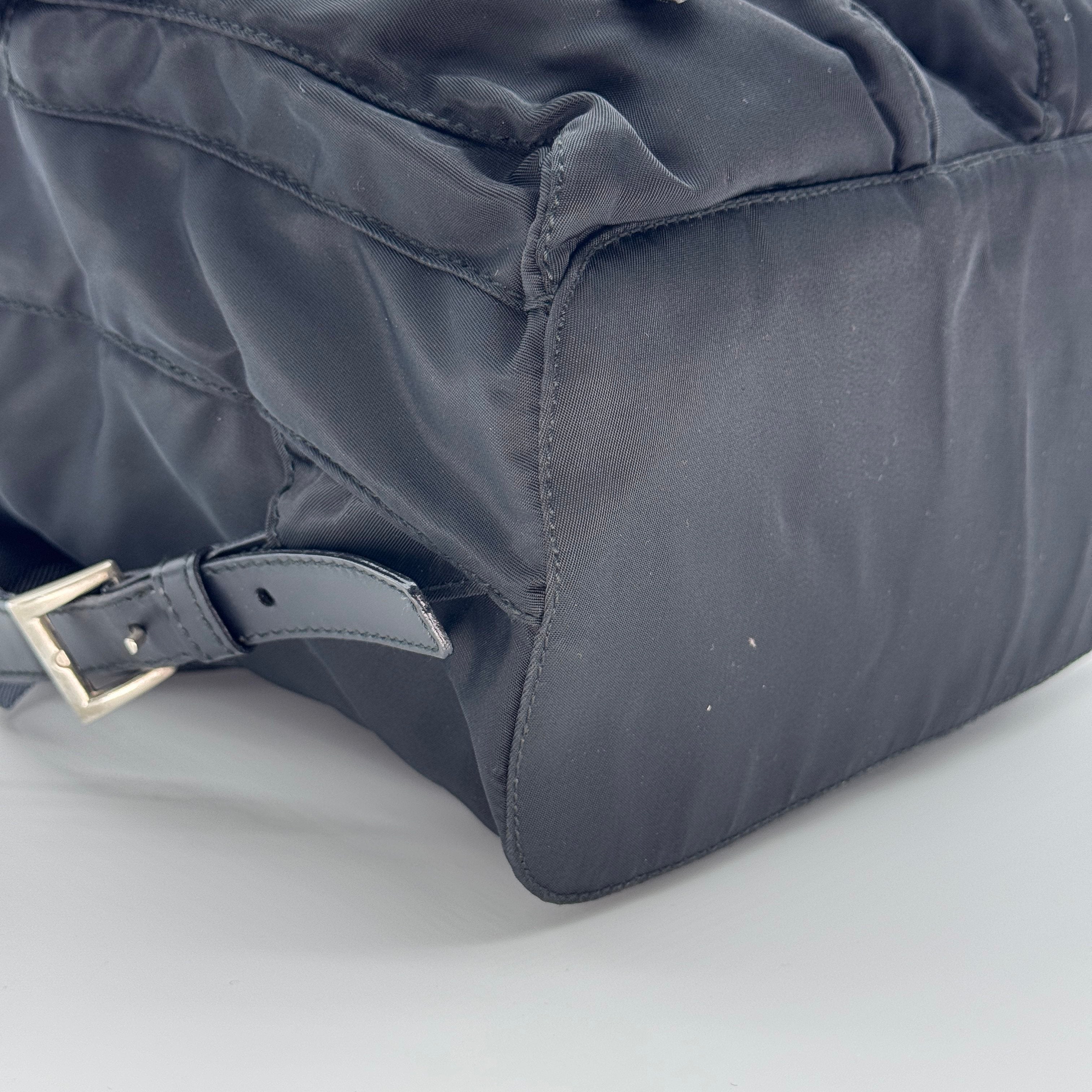PRADA Tessuto Nylon Backpack Black
