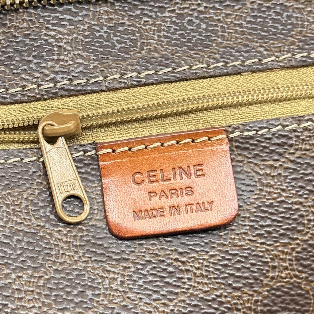 Celine Macadam Monogram Tote Bag Canvas Vintage