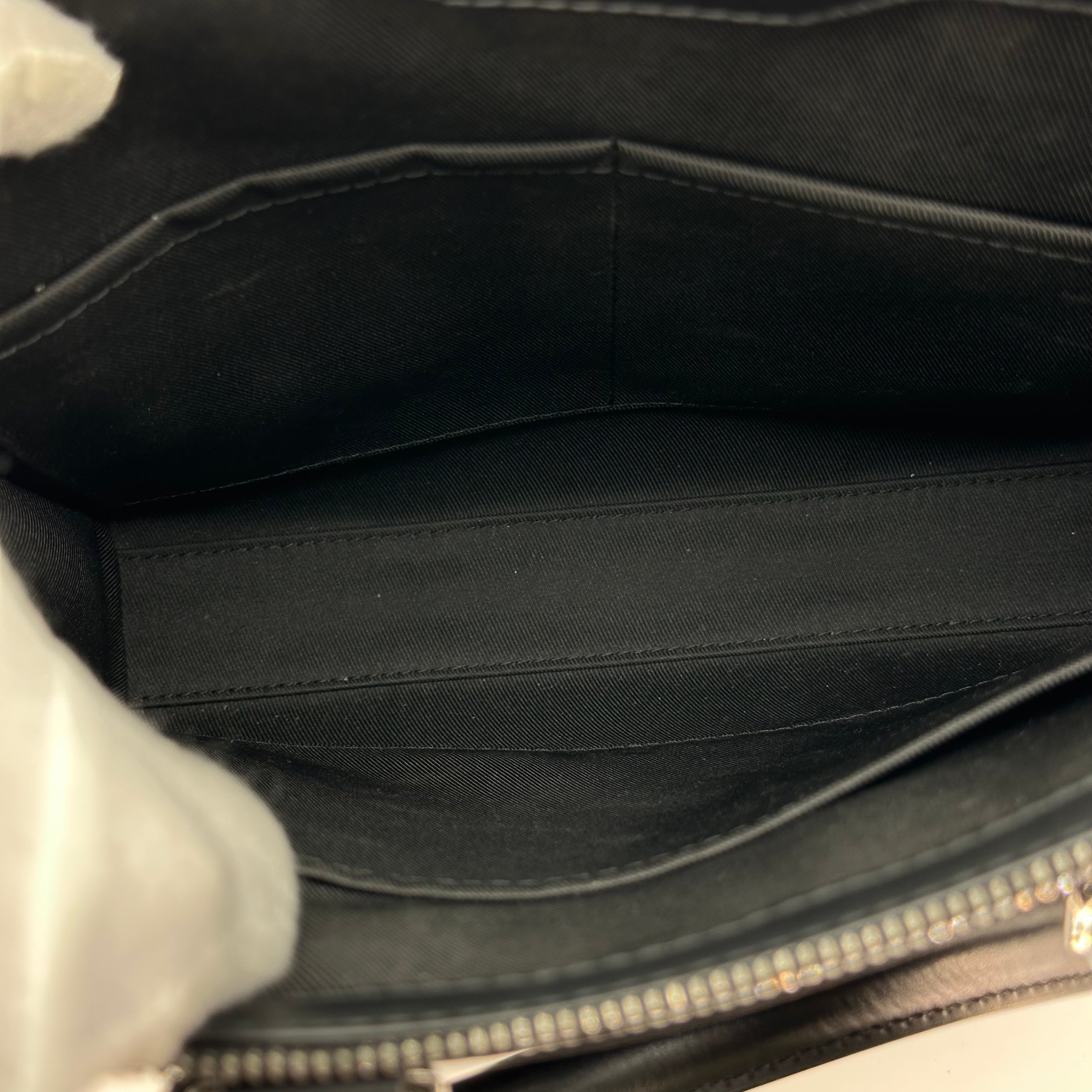 Louis Vuitton Sac Plat Cross Monogram Eclipse Coated Canvas Handbag M46456