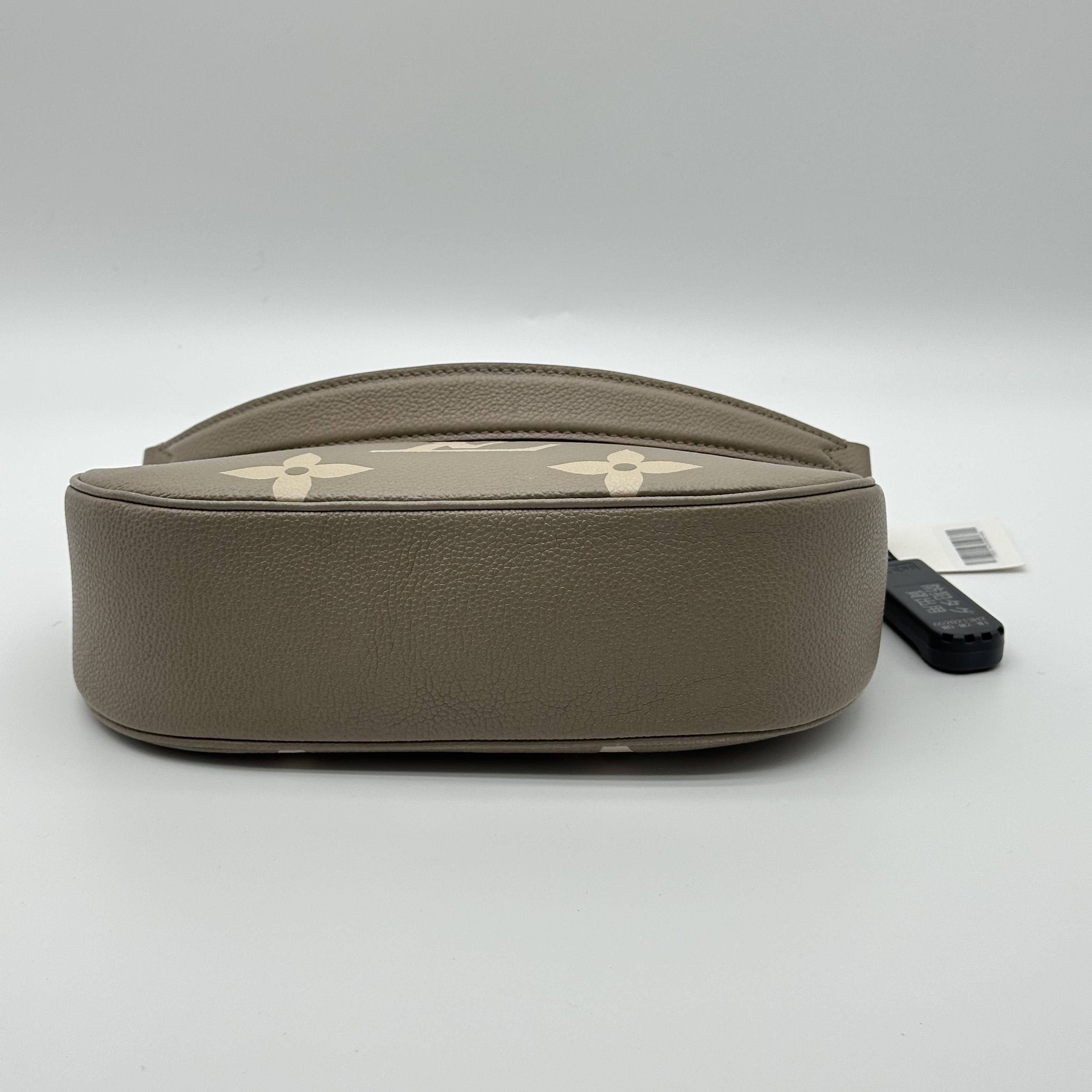 Louis Vuitton Monogram Empreinte Bagatelle M46112 Beige RFID