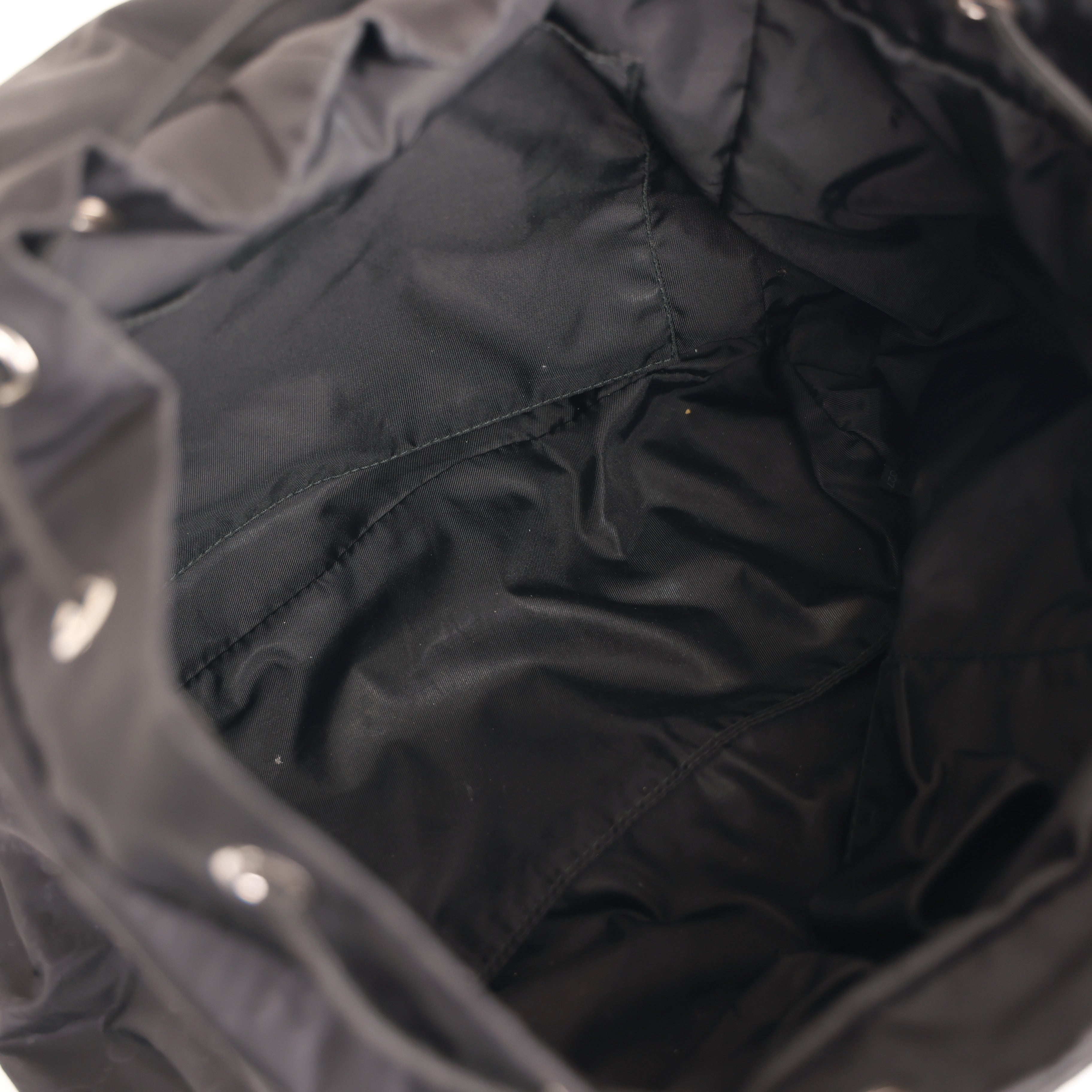 Gucci GG Nylon Backpack Drawstring Double Pocket Casual Bag