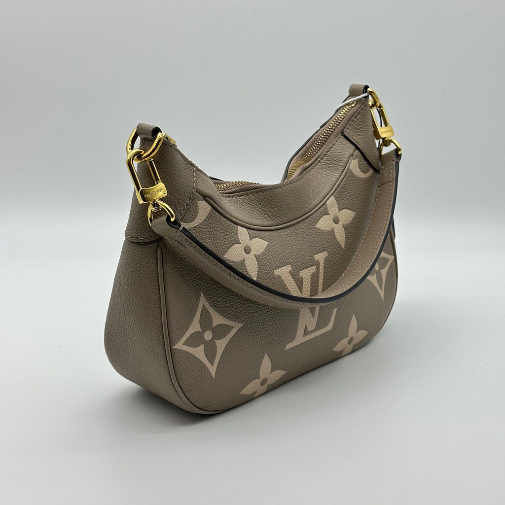 Louis Vuitton Monogram Empreinte Bagatelle M46112 Beige RFID