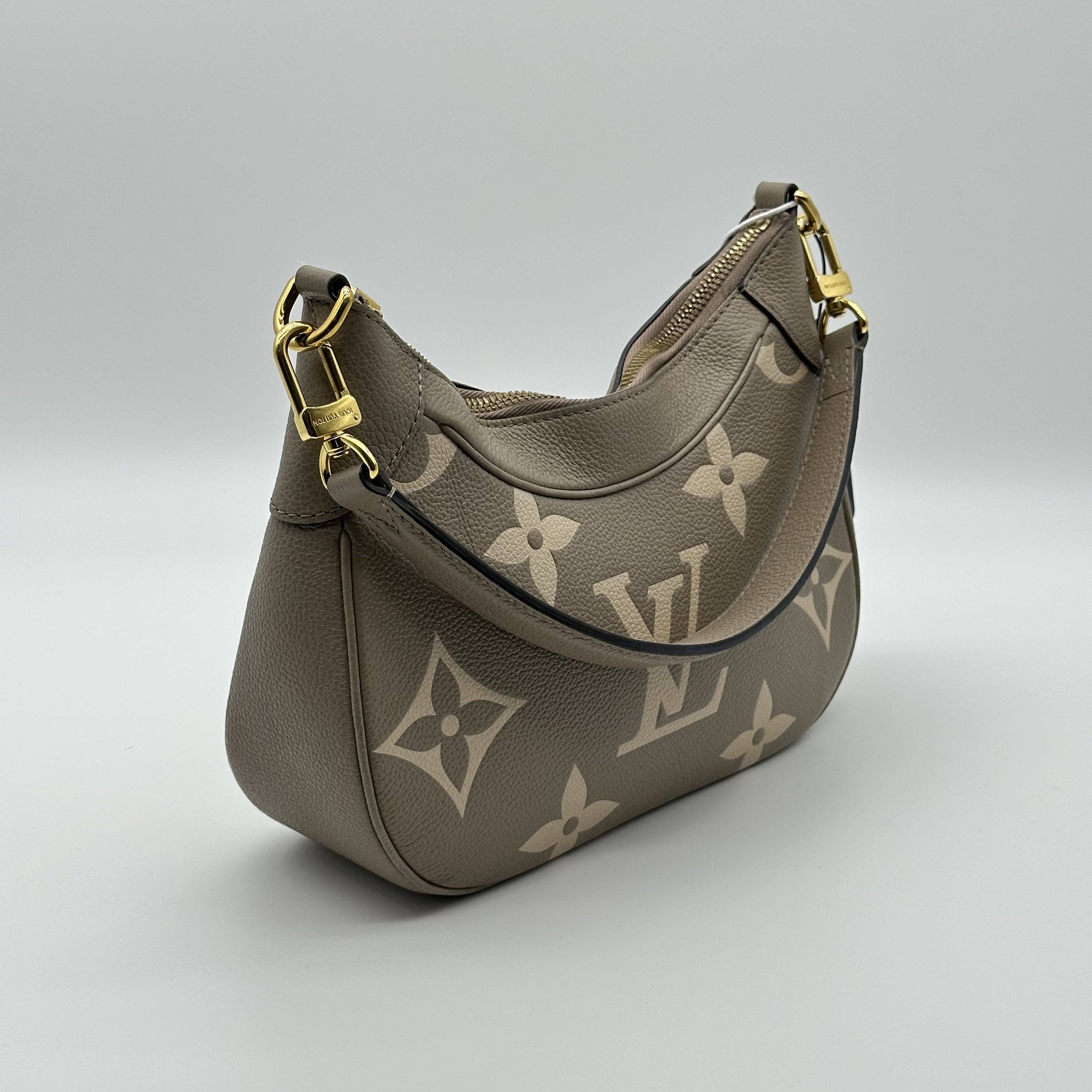 Louis Vuitton Monogram Empreinte Bagatelle M46112 Beige RFID