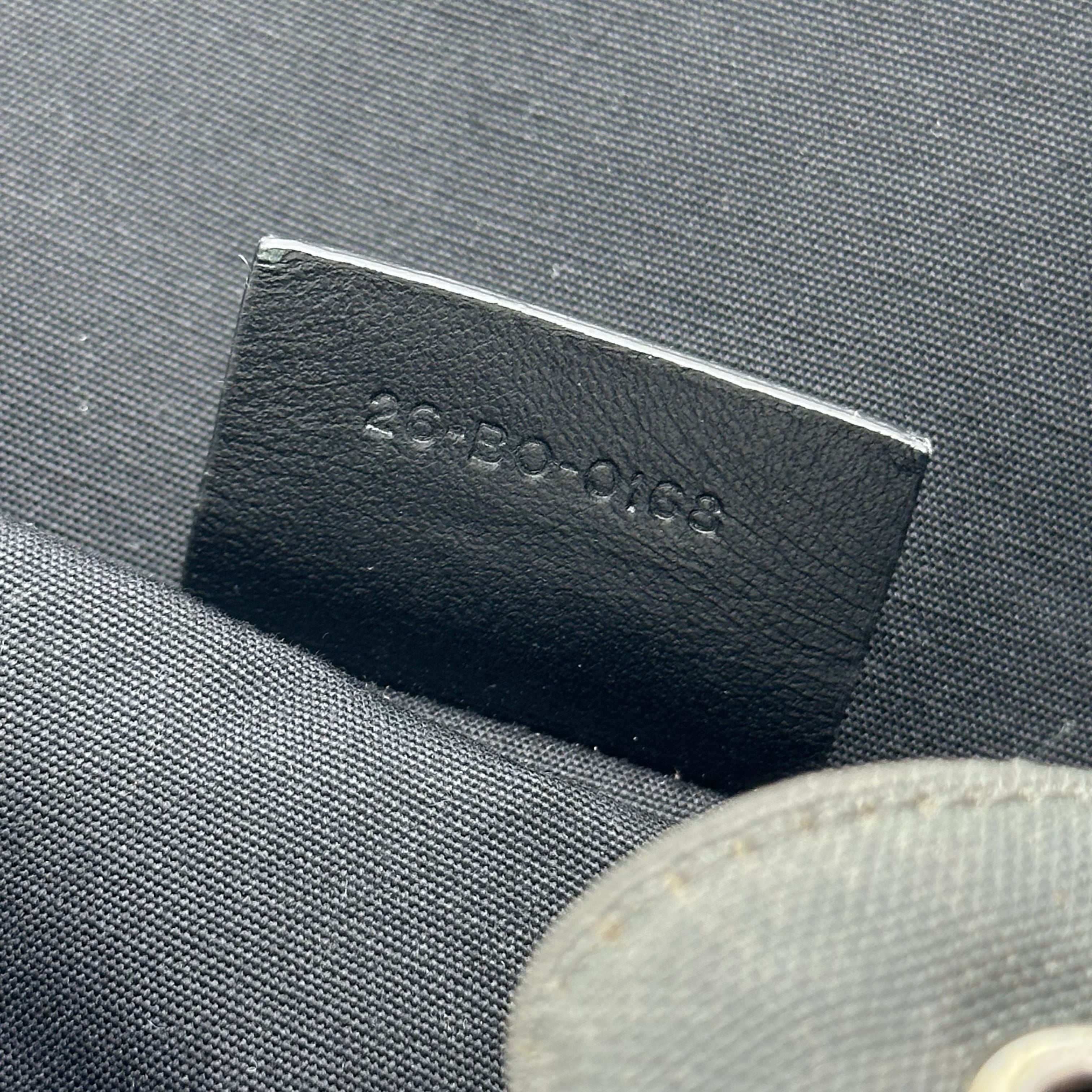SAC A DOS DIOR HOMME MOTION EN NYLON GRIS ET CUIR NOIR GREY BACKPACK