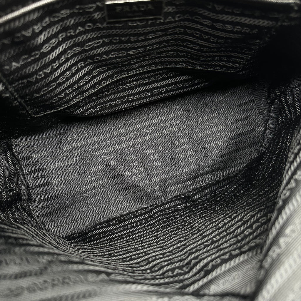 Prada Nylon Rucksack Backpack Bag Black