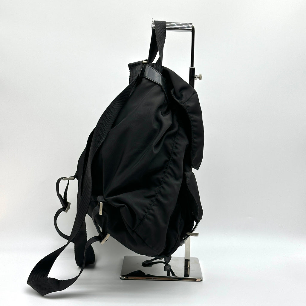 Prada Tessuto Nylon Black Backpack