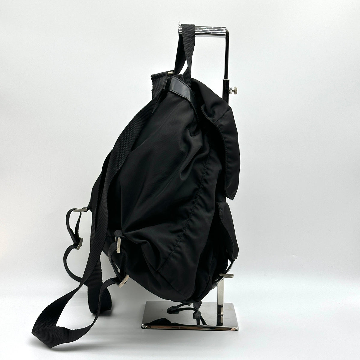 Prada Tessuto Nylon Black Backpack