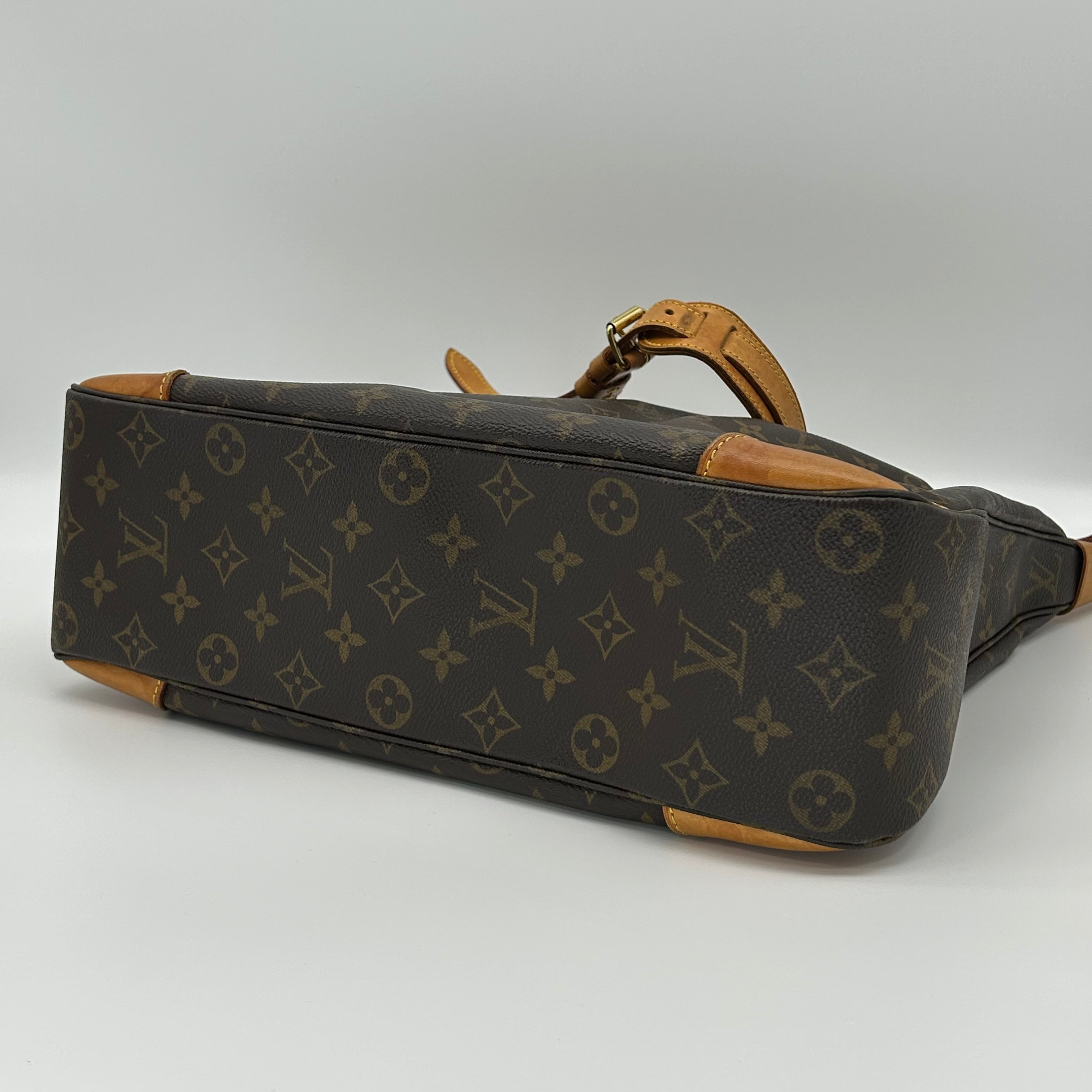 Louis Vuitton Monogram 帆布 Boulogne 小号单肩包 棕色涂层帆布 M51265