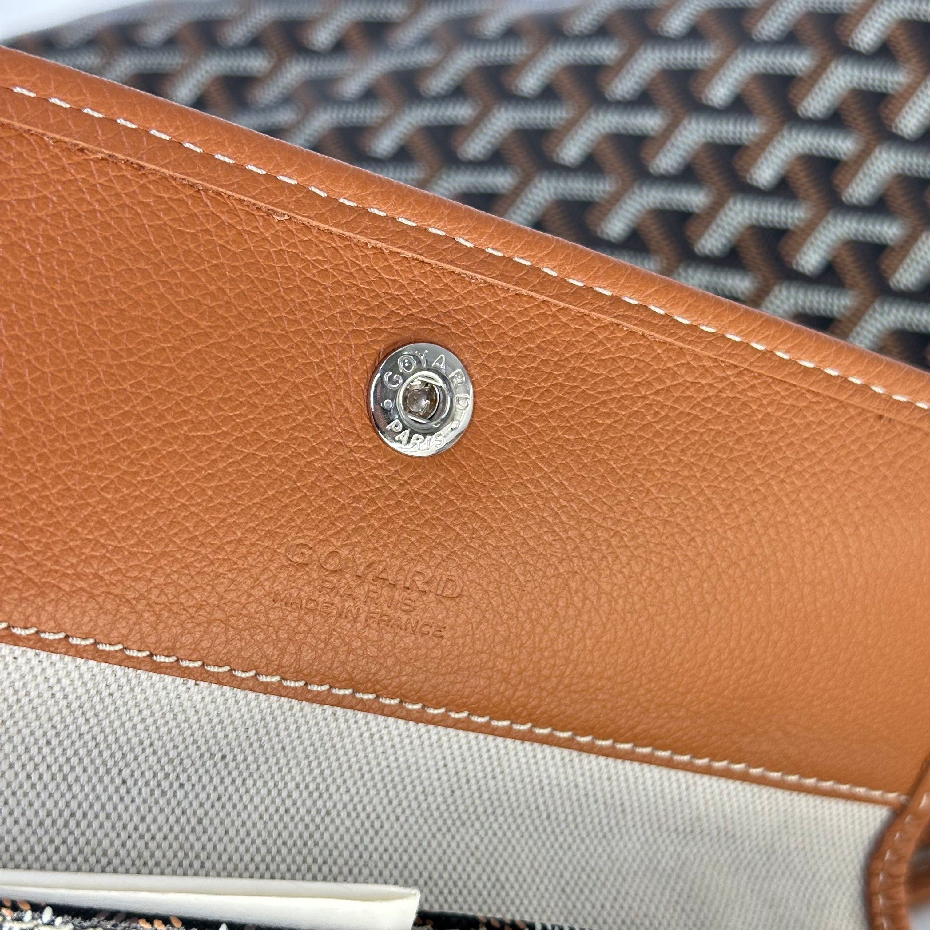 Goyard 세인트 루이스 PM PVC 가죽 토트백 핸드백