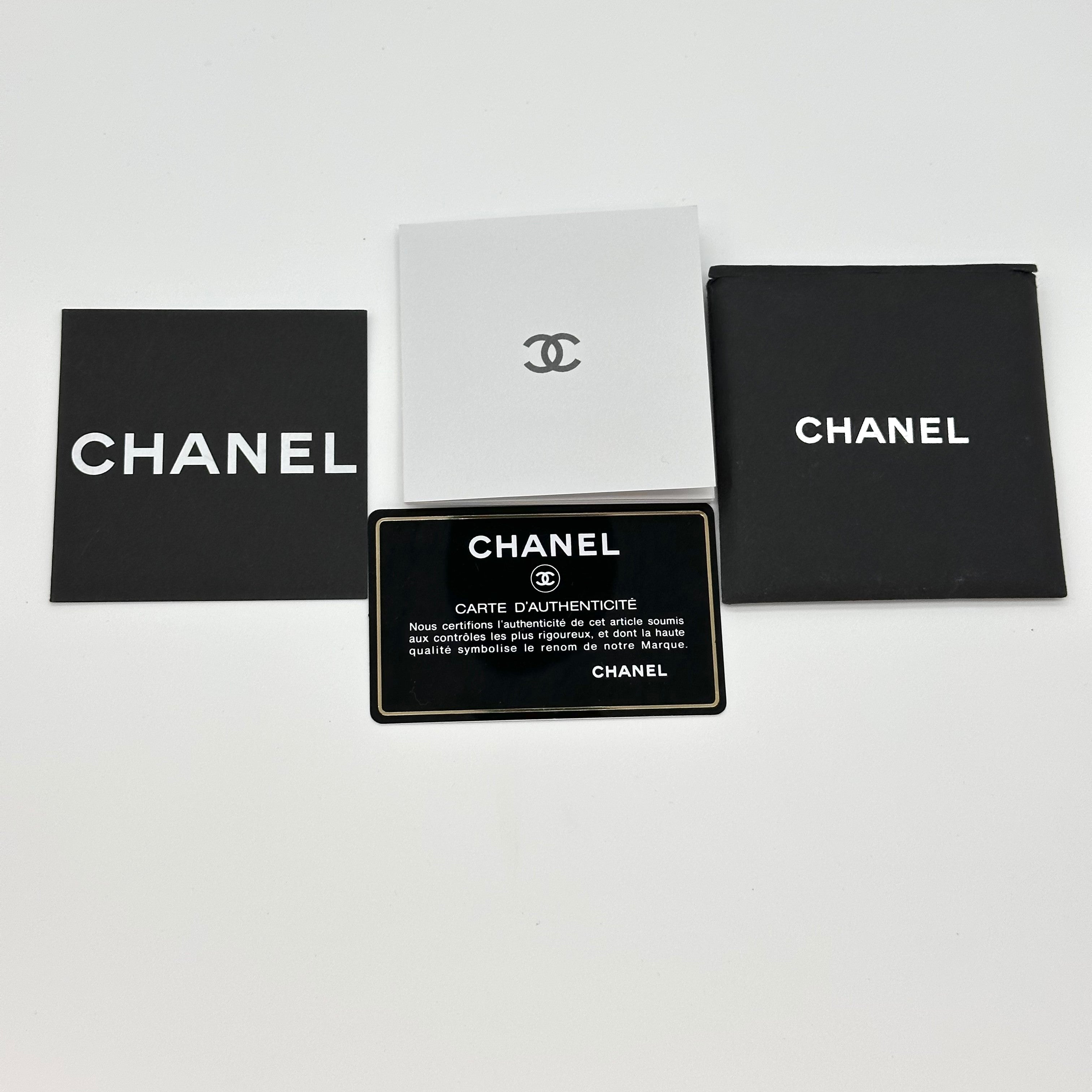 Chanel Matelasse Wild Stitch 哑光鱼子酱皮革波士顿包黑色复古 10 系列