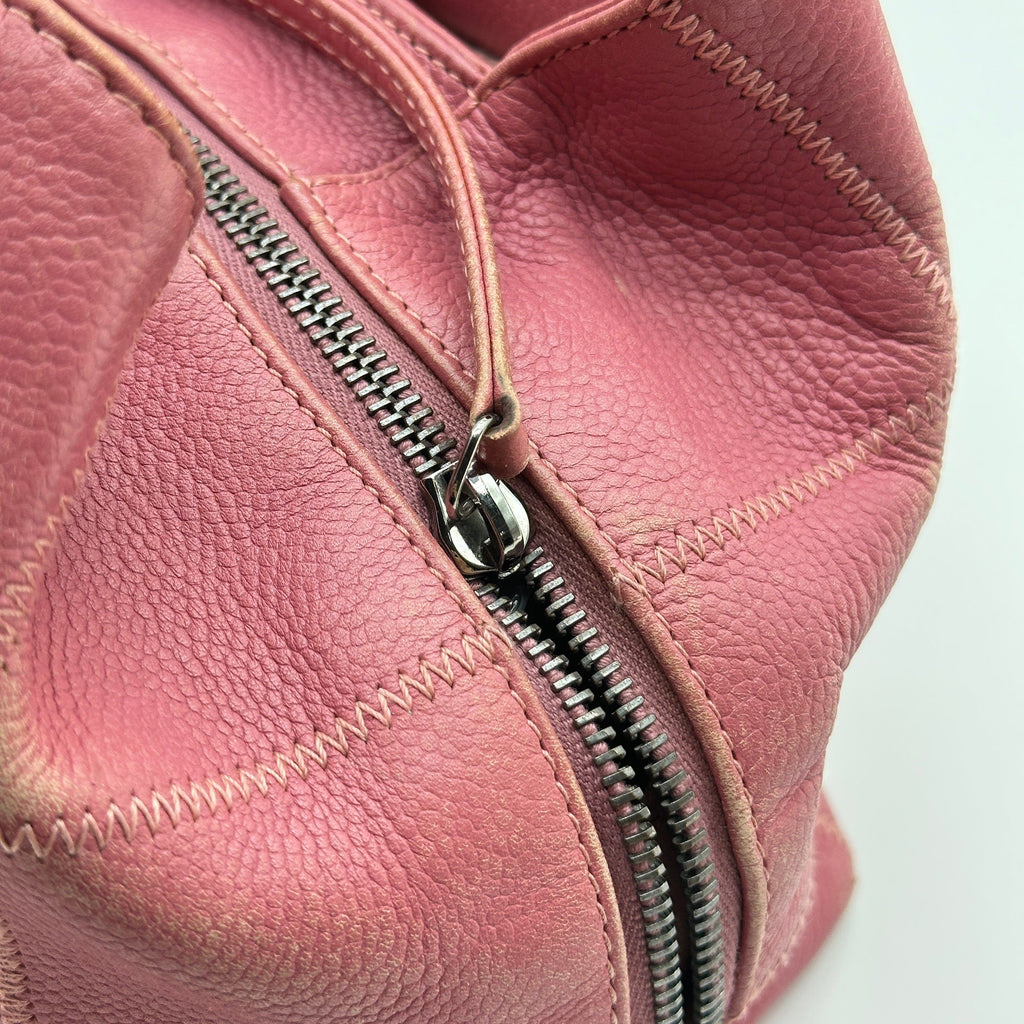 Chanel Choco Bar Caviar Leather Pink Handbag